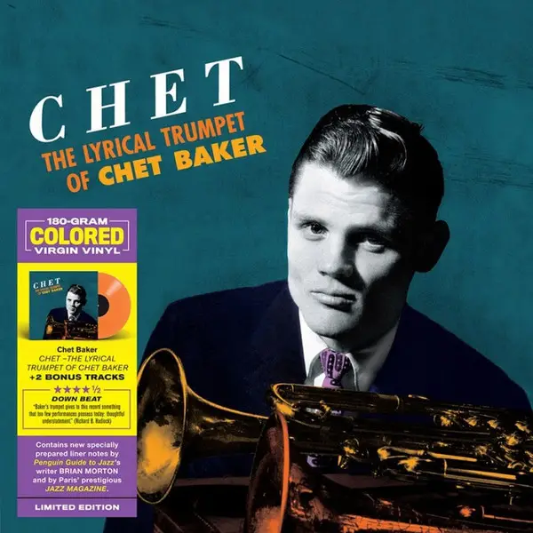 Chet Baker - The Lyrical Trumpet Of Chet Baker (Помаранчевий, 180 грам, Альбом, Лимітоване, Перевидання)
