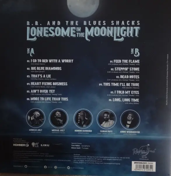 B.B. & The Blues Shacks - Lonesome In The Moonlight (Альбом, Лимитированое) - фото №2