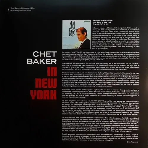 Chet Baker - Young Chet (A Jazz Portrait by William Claxton) (3 платівки, Перевидання) - фото №18