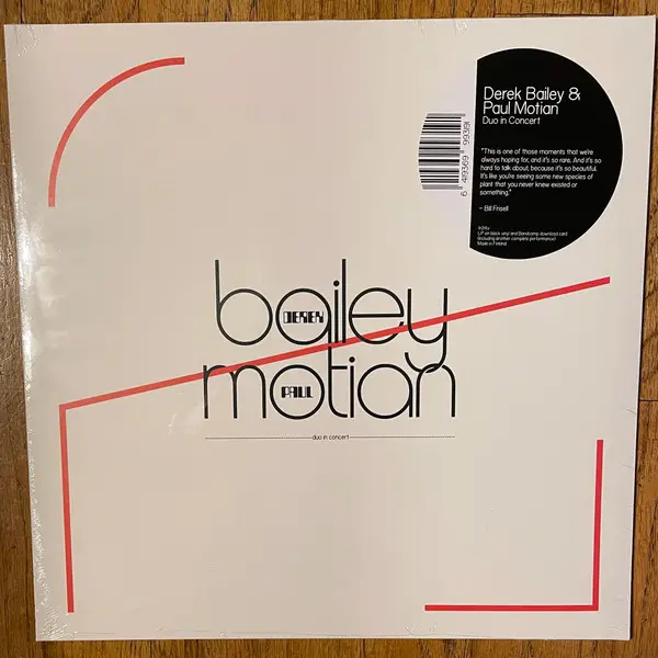 Derek Bailey & Paul Motian - Duo In Concert (Альбом)