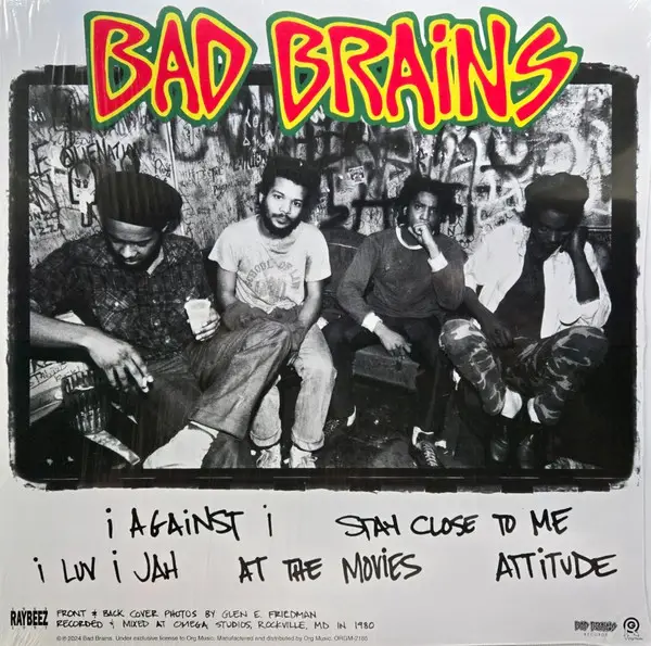 Bad Brains - Omega Sessions (Красный, Односторонний, EP, Гравированная, Переиздание, Ремастеринг) - фото №2
