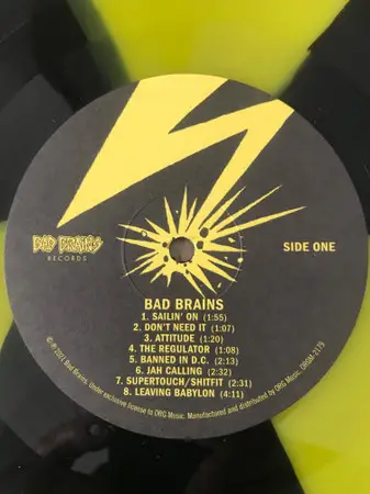 Bad Brains - Bad Brains (Жовтий, Альбом, Лимітоване, Перевидання, Ремастеринг) - фото №3