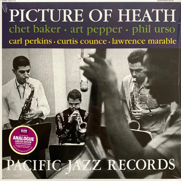Chet Baker & Art Pepper & Phil Urso - Picture Of Heath (180 грамм, Альбом, Лимитированое, Переиздание, Ремастеринг, Моно)
