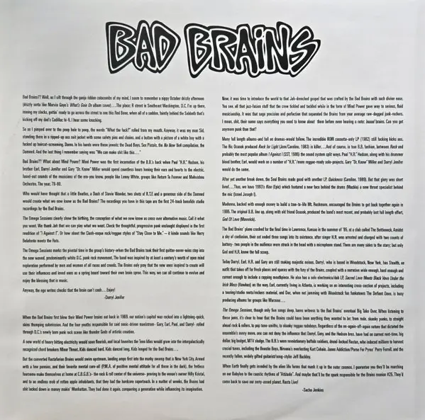Bad Brains - Omega Sessions (Красный, Односторонний, EP, Гравированная, Переиздание, Ремастеринг) - фото №3