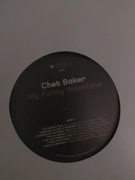 Chet Baker - My Funny Valentine (Збірник, Лимітоване, Перевидання) - фото №6