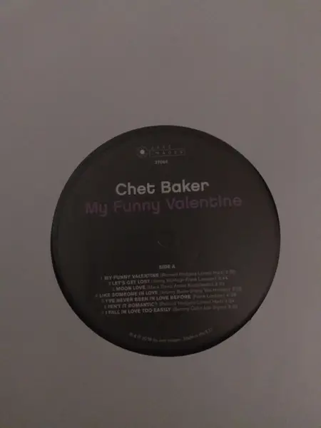 Chet Baker - My Funny Valentine (Збірник, Лимітоване, Перевидання) - фото №5