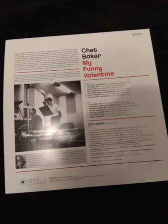 Chet Baker - My Funny Valentine (Збірник, Лимітоване, Перевидання) - фото №4