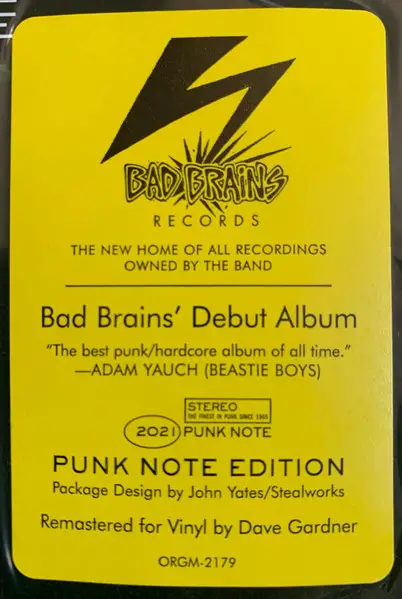 Bad Brains - Bad Brains (Альбом, Перевидання, Ремастеринг, Додатковий друк) - фото №5
