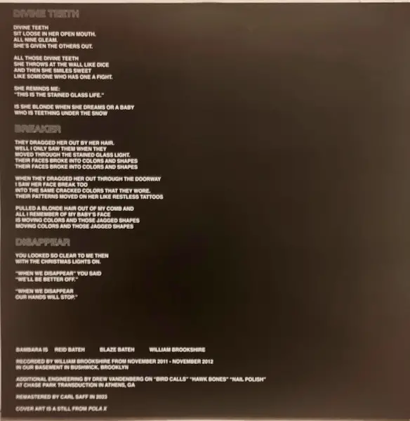 Bambara - Dreamviolence (Синій, Напівпрозорий, Альбом, Лимітоване, Перевидання, Ремастеринг) - фото №5