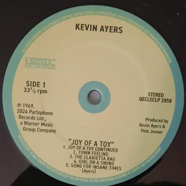 Kevin Ayers - Joy of a Toy (Раскладная обложка, Альбом, Переиздание, Дополнительная печать) - фото №5