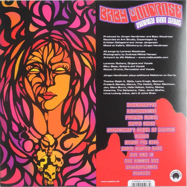 Baby Woodrose - Money For Soul (Фиолетовый, Альбом, Лимитированое, Дополнительная печать) - фото №2