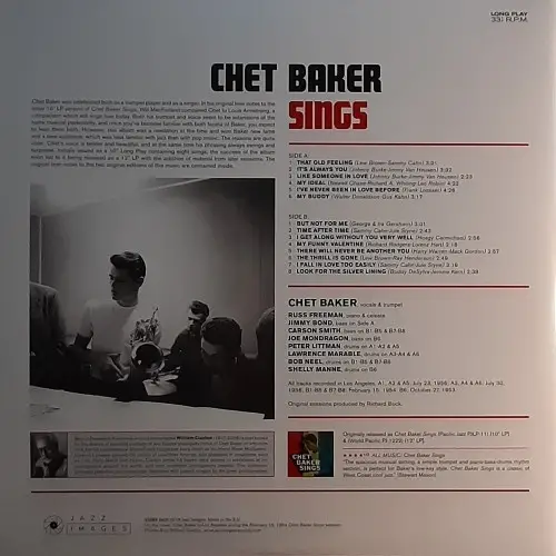 Chet Baker - Young Chet (A Jazz Portrait by William Claxton) (3 платівки, Перевидання) - фото №10