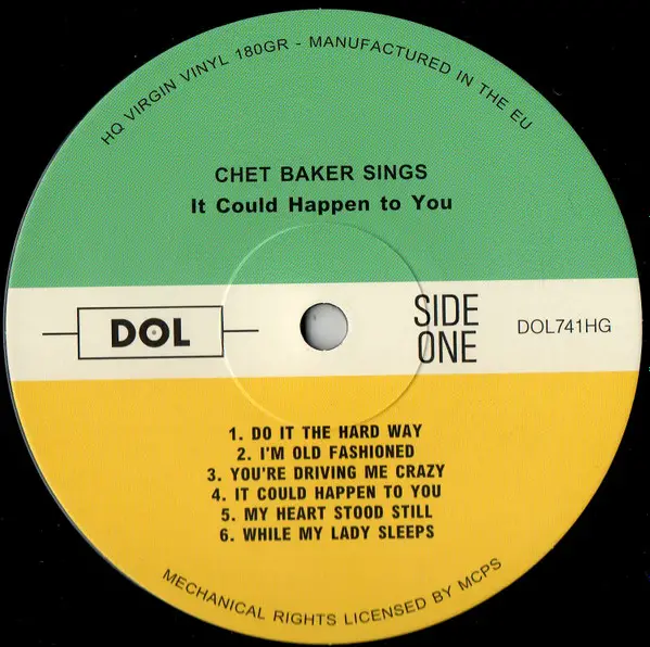 Chet Baker - It Could Happen To You - Chet Baker Sings (180 грам, Розкладна обкладинка, Альбом, Deluxe видання, Перевидання) - фото №6