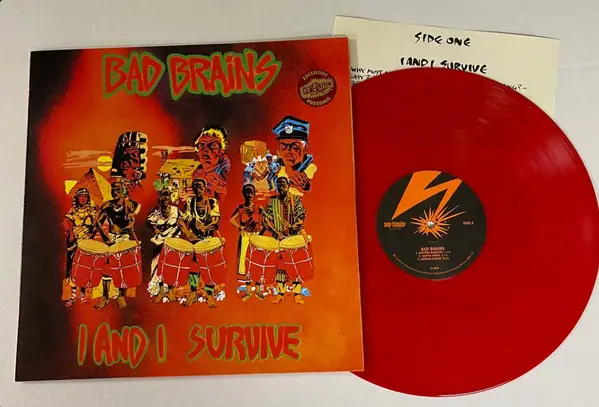 Bad Brains - I And I Survive  (Красный, 45 об/мин, EP, Лимитированое, Переиздание, Ремастеринг)