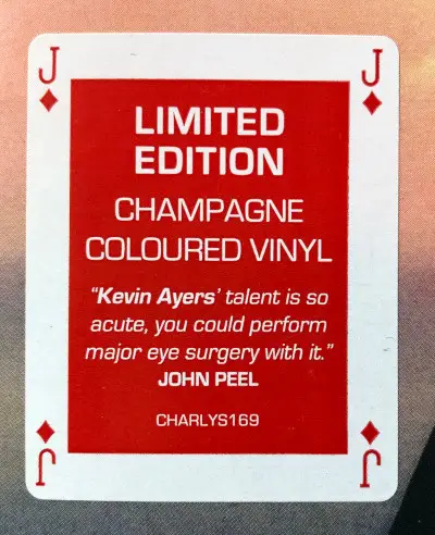 Kevin Ayers - Champagne And Valium / My Speeding Heart (45 об/мин, Record Store Day, Сингл, Лимитированое, Переиздание) - фото №7