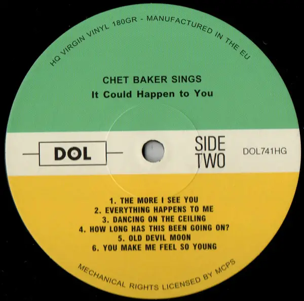 Chet Baker - It Could Happen To You - Chet Baker Sings (180 грам, Розкладна обкладинка, Альбом, Deluxe видання, Перевидання) - фото №7