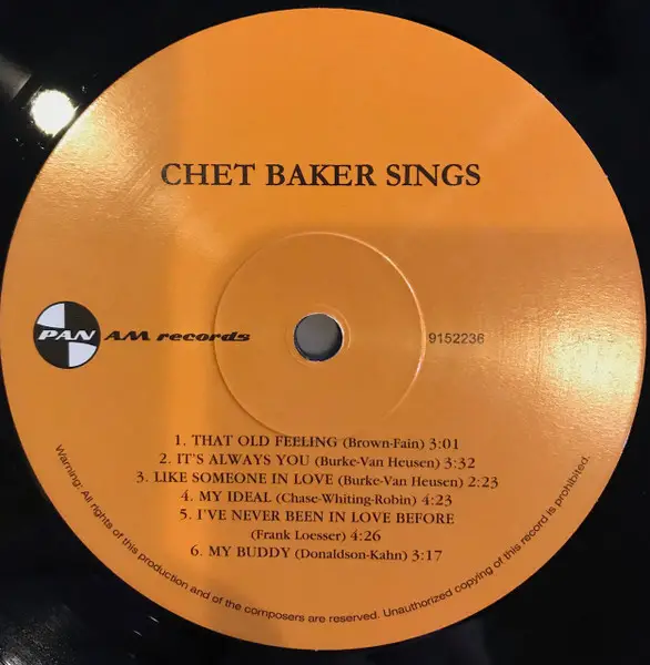 Chet Baker - Chet Baker Sings (180 грам, Альбом, Лимітоване, Перевидання, Ремастеринг) - фото №3