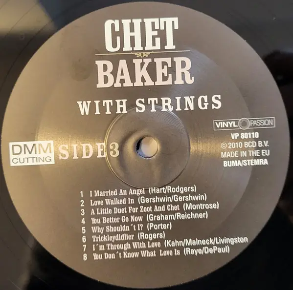 Chet Baker - Sings & Strings (2 платівки, Збірник, Ремастеринг) - фото №5