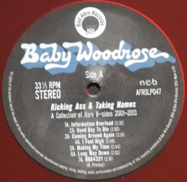 Baby Woodrose - Kicking Ass & Taking Names (Красный, Сборник, Дополнительная печать) - фото №3