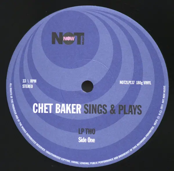 Chet Baker - Sings & Plays (2 платівки, 180 грам, Збірник) - фото №6