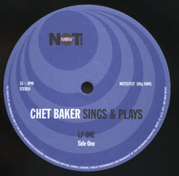 Chet Baker - Sings & Plays (2 платівки, 180 грам, Збірник) - фото №4