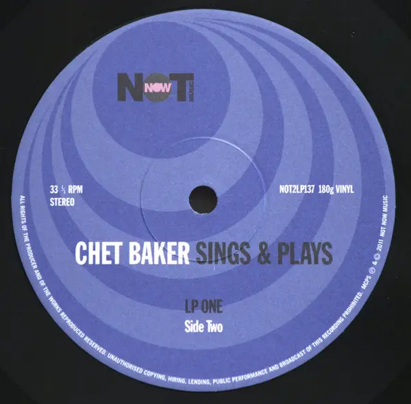 Chet Baker - Sings & Plays (2 платівки, 180 грам, Збірник) - фото №5