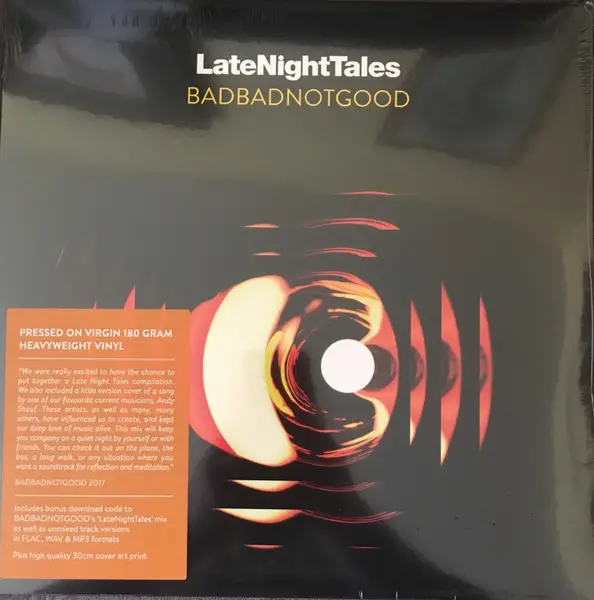 BadBadNotGood - LateNightTales (2 платівки, Помаранчевий, Напівпрозорий, 180 грам, Збірник, Клубне видання, Лимітоване, Пронумерований)