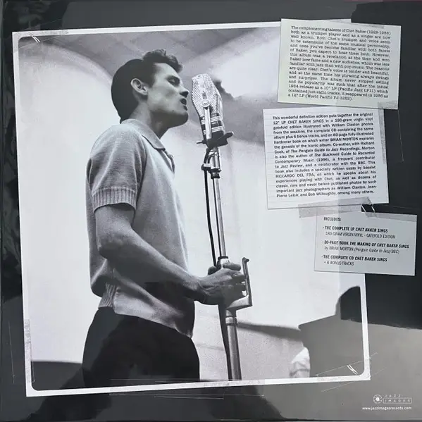Chet Baker - Chet Baker Sings - The Definitive Collector's Edition (180 грам, Перевидання, Ремастеринг) - фото №2
