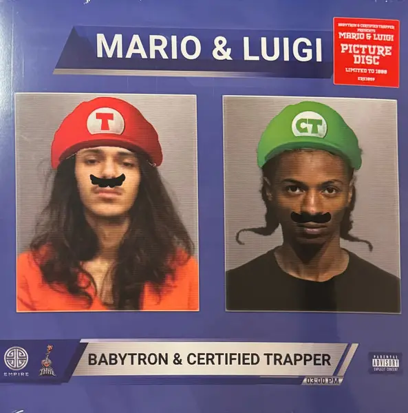 BabyTron & Certified Trapper - Mario & Luigi (Альбом, Лимитированое, Пластинка с изображением)