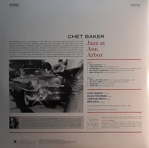 Chet Baker - Young Chet (A Jazz Portrait by William Claxton) (3 платівки, Перевидання) - фото №22
