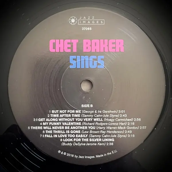 Chet Baker - Chet Baker Sings (Альбом, Лимітоване, Перевидання) - фото №5
