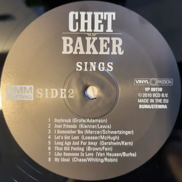 Chet Baker - Sings & Strings (2 платівки, Збірник, Ремастеринг) - фото №4