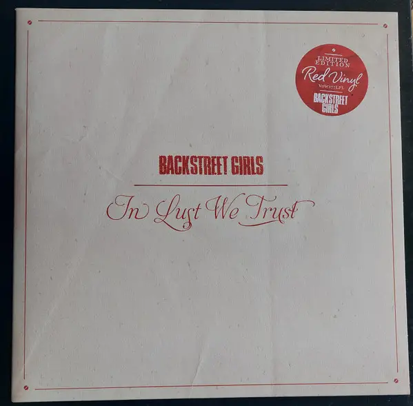 Backstreet Girls - In Lust We Trust (Красный, Альбом, Лимитированое)