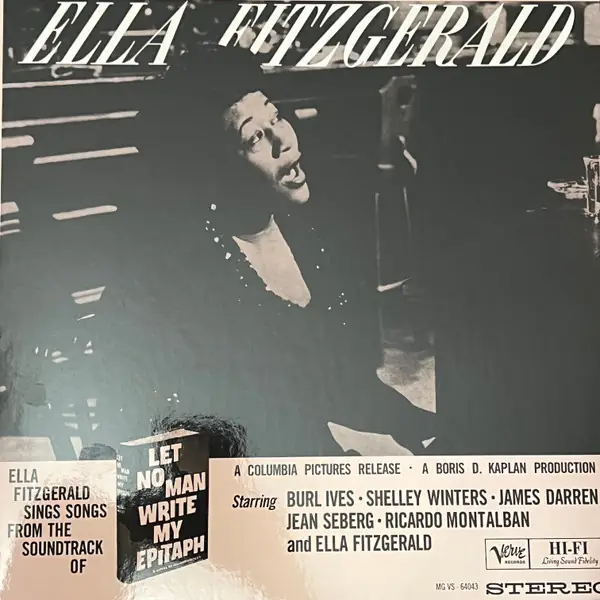 Виниловая пластинка Ella Fitzgerald — Ella Fitzgerald Sings Songs From Let No Man Write My Epitaph