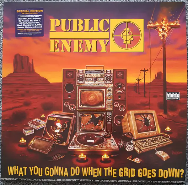 Вінілова платівка Public Enemy — What You Gonna Do When The Grid Goes Down?