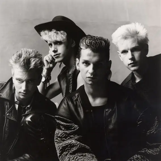 Depeche Mode в 1985 году, четверо участников
