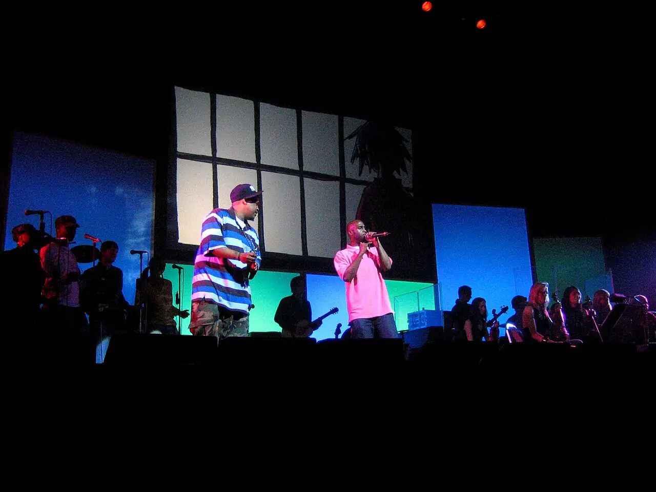 De La Soul на сцені під час концерту Demon Days Live