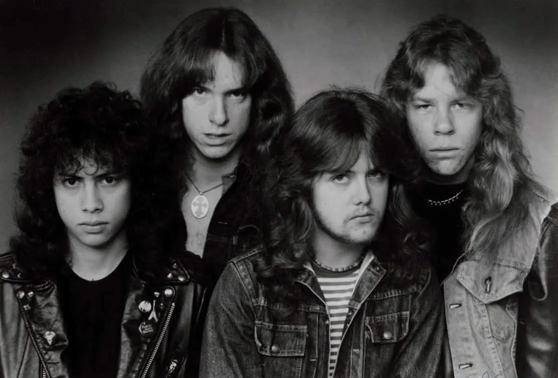 Metallica, рекламное фото 1983 года