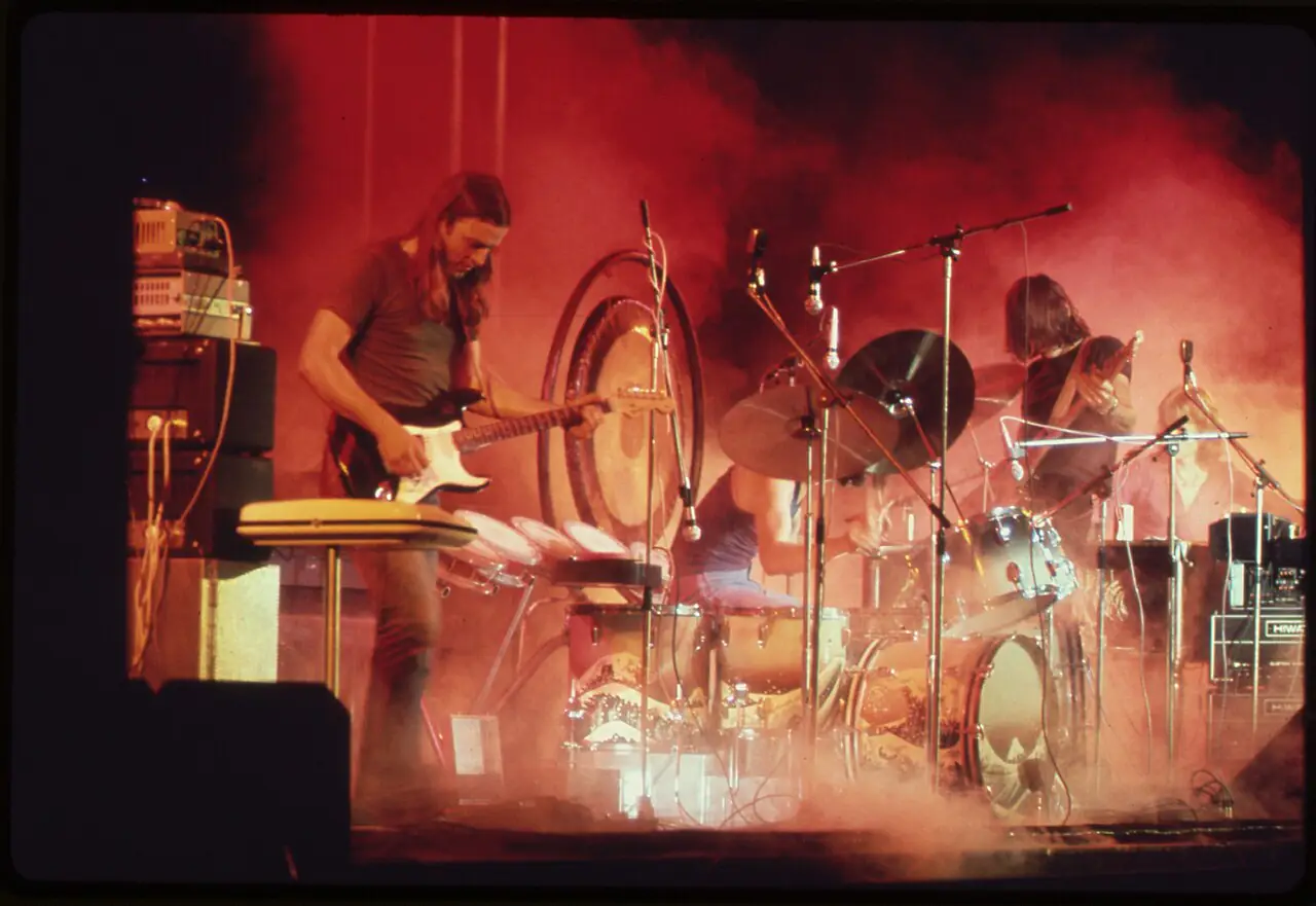Pink Floyd на сцені в турі «The Dark Side of the Moon», США, червень 1973