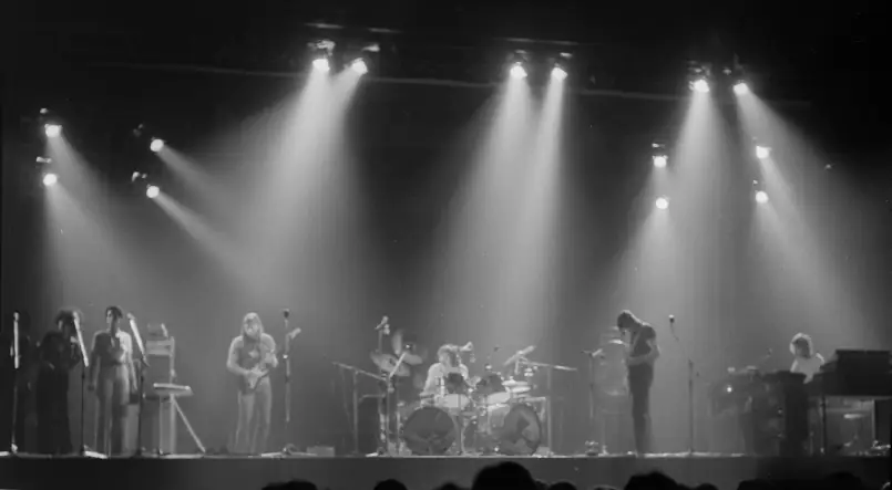 Pink Floyd грають «The Dark Side of the Moon» в Ерлс-Корті, Лондон, 18 травня 1973